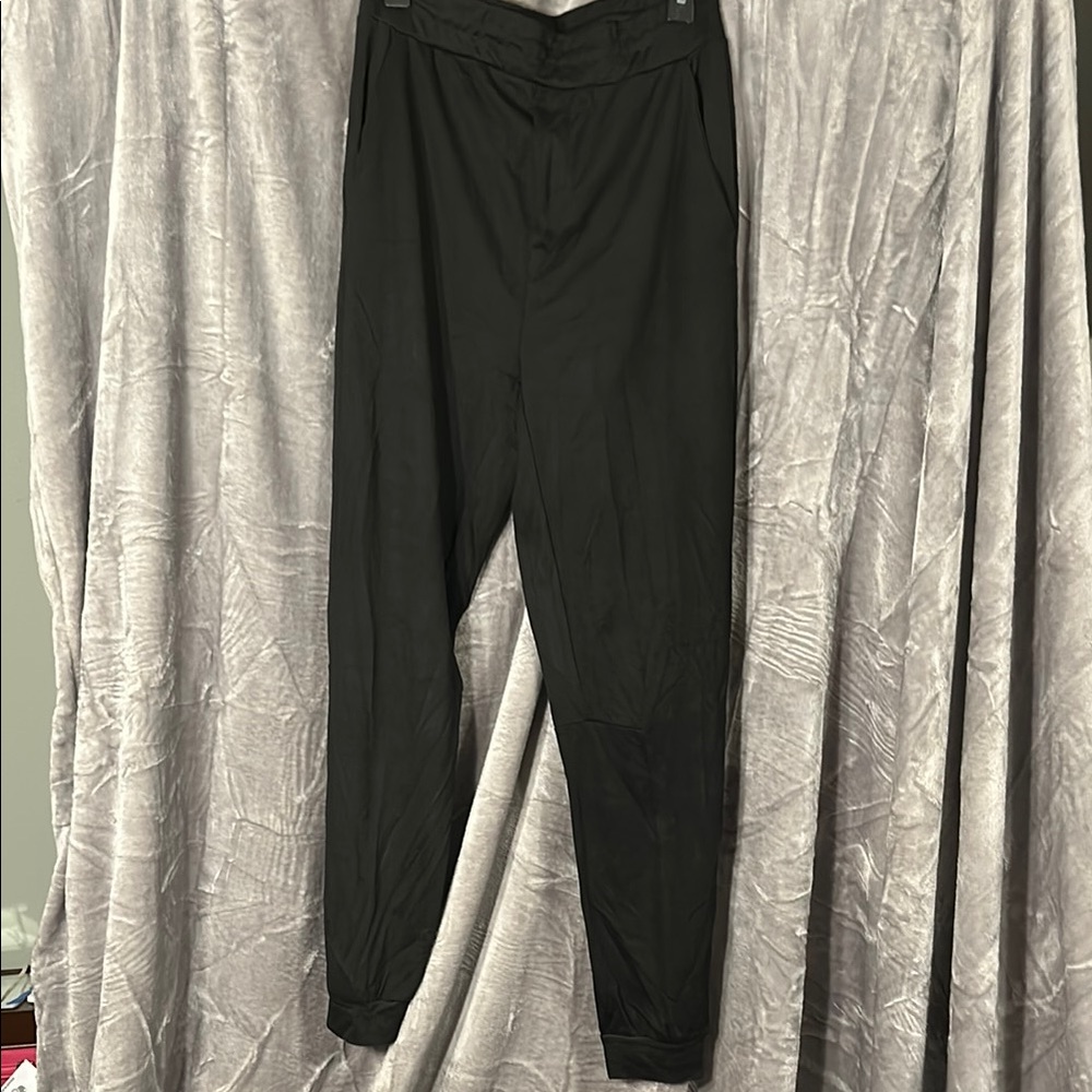 Men's Black Blue Ice Training Pants